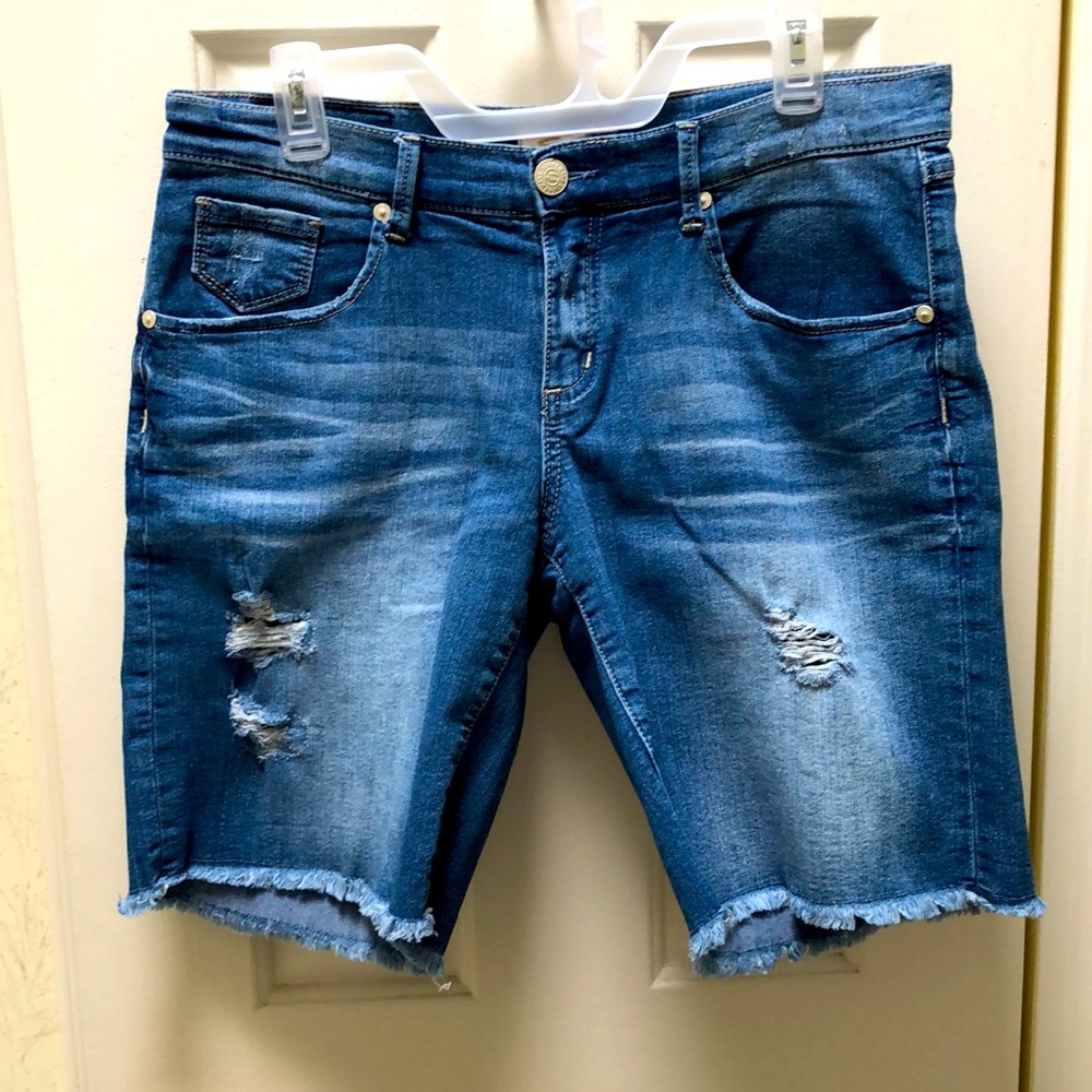 Denim Bermuda shorts, 10